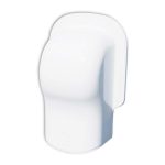 Muur afdekkap 75mm wit