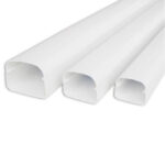 Leidinggoot 2 meter wit* 75mm