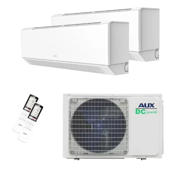 AUX Multi-split unit airco 5.0kW met 2 x 3,5kW C-serie binnenunits